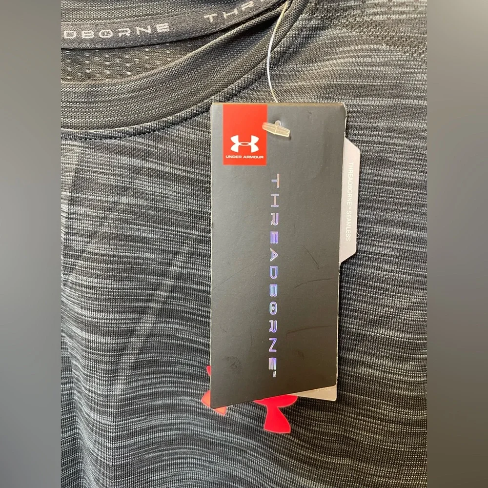 Under Armour Mens Threadborne Seamless Long Sleeve T-Shirt Size S - Picture 7 of 8